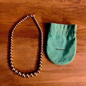 Tiffany & Co. Silver Ball Bead Necklace